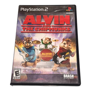 Alvin And The Chipmunks Sony PlayStation 2 PS2 Video Game Complete E Rated Kids